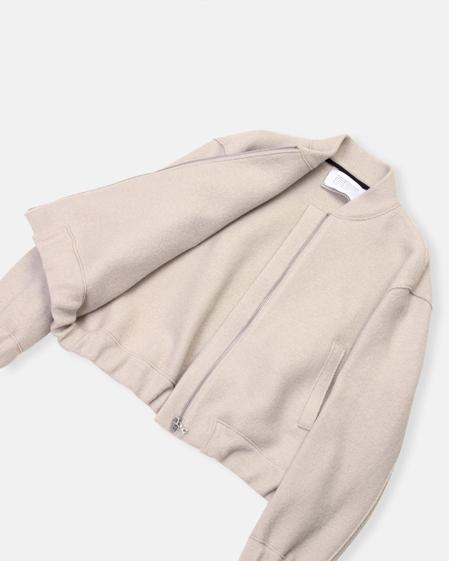 boiled wool bomber