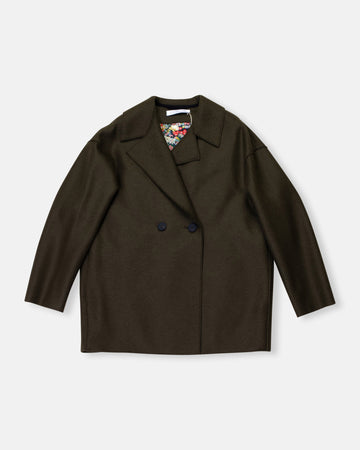 dropped shoulder jacket