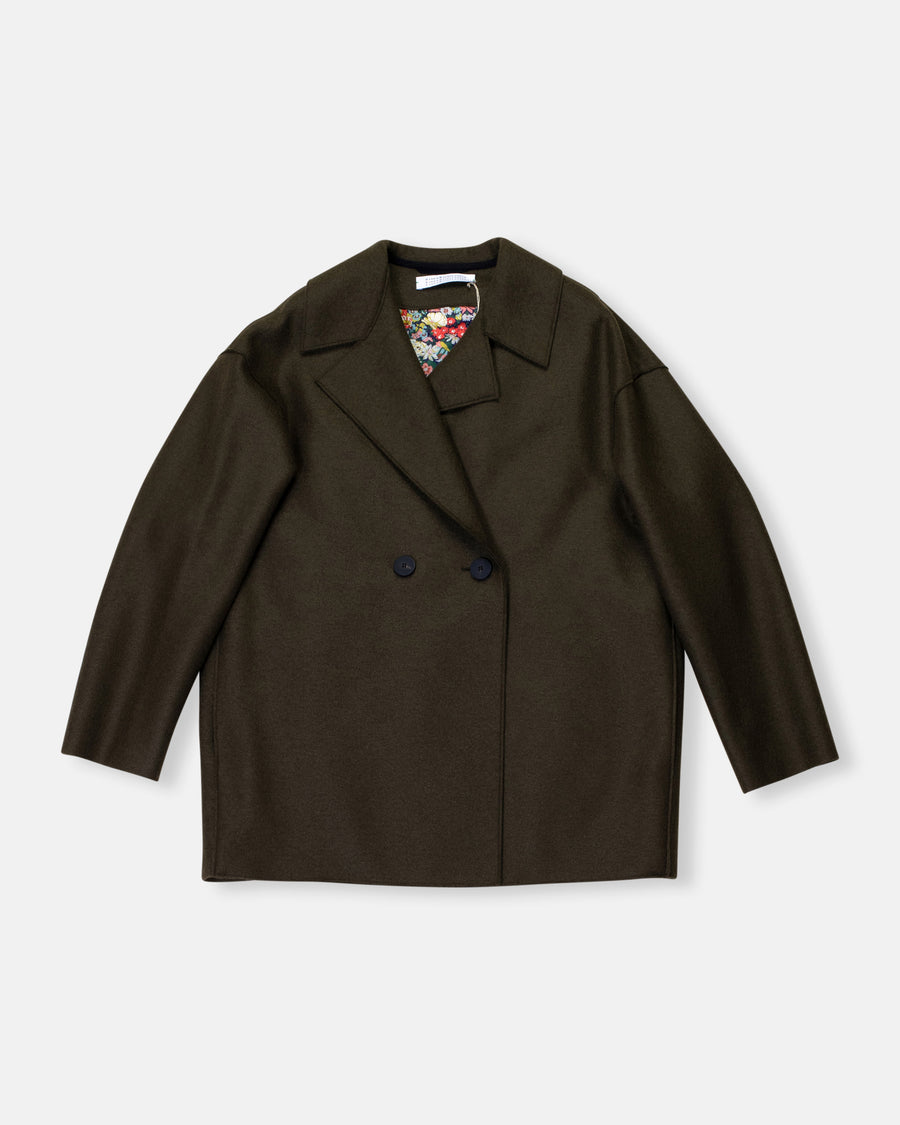 dropped shoulder jacket