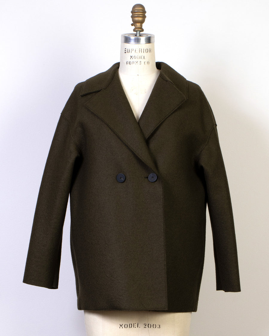 dropped shoulder jacket