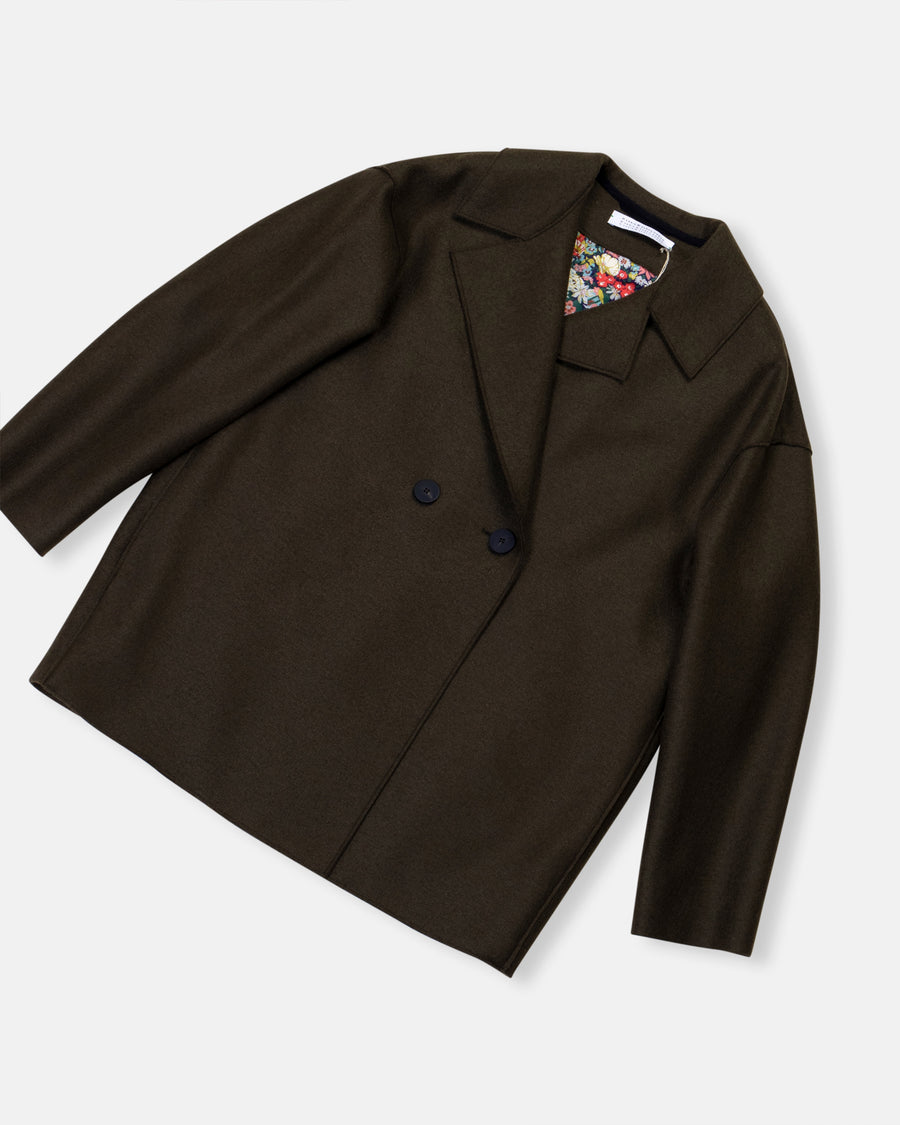 dropped shoulder jacket