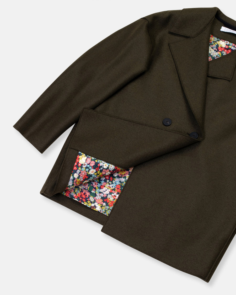 dropped shoulder jacket