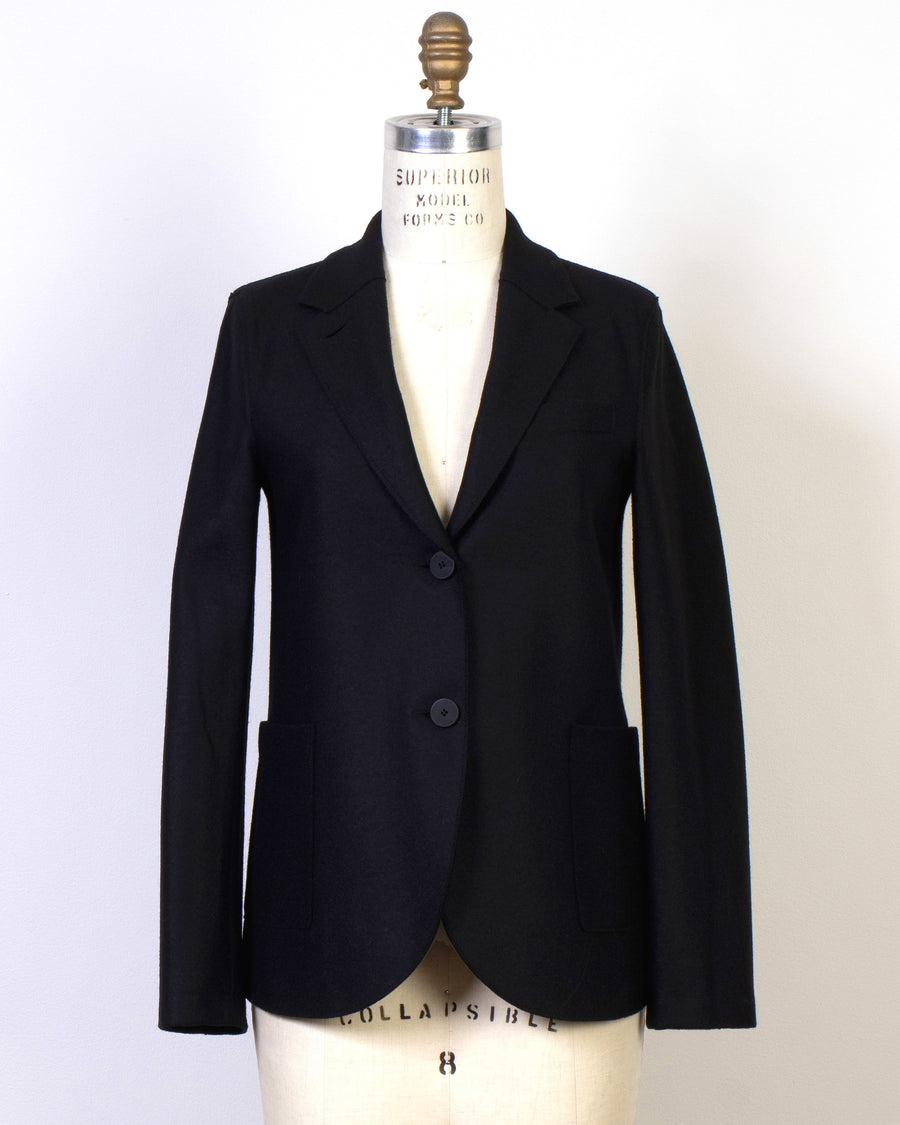 stand up collar blazer