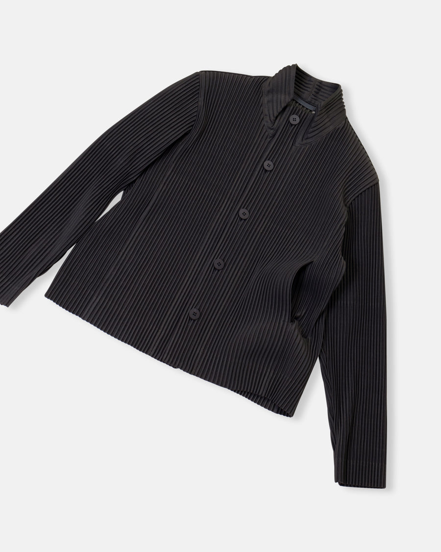 tailored pleats jacket