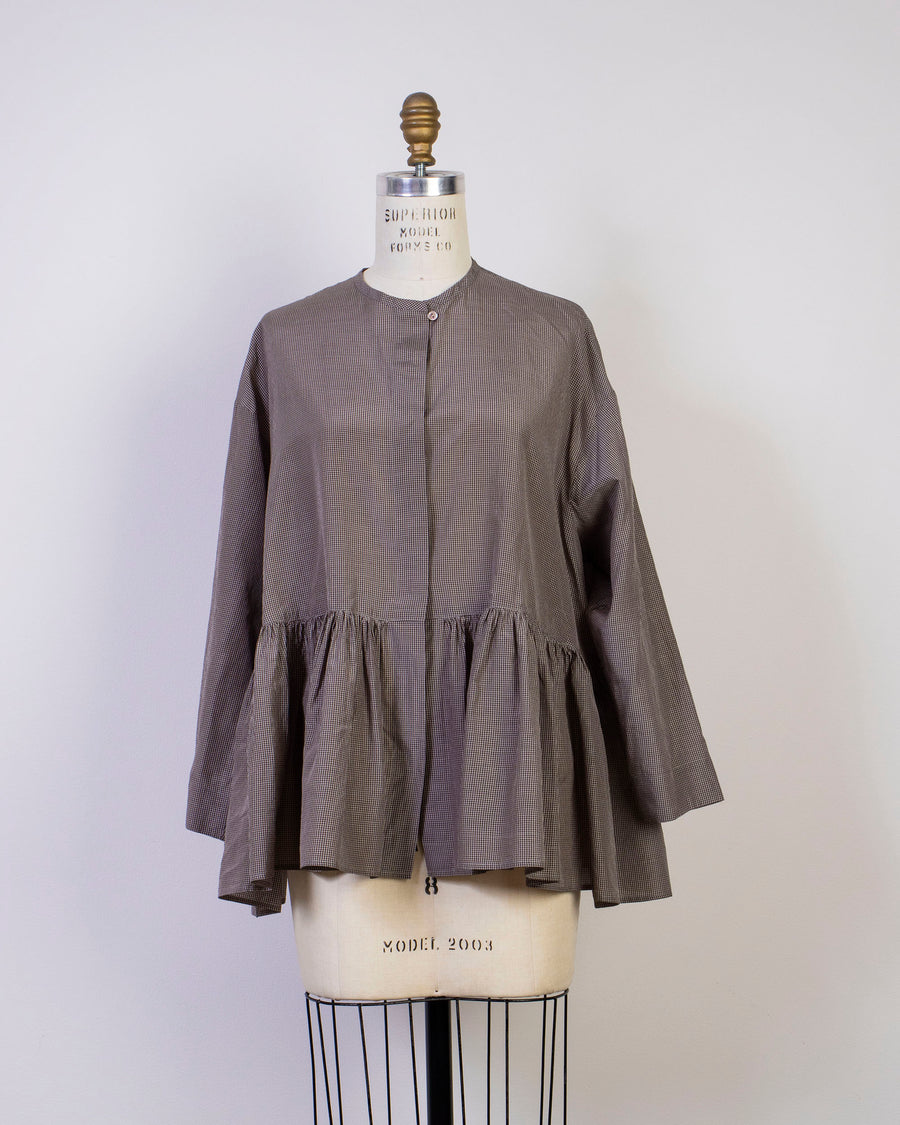 gather bottom shirt