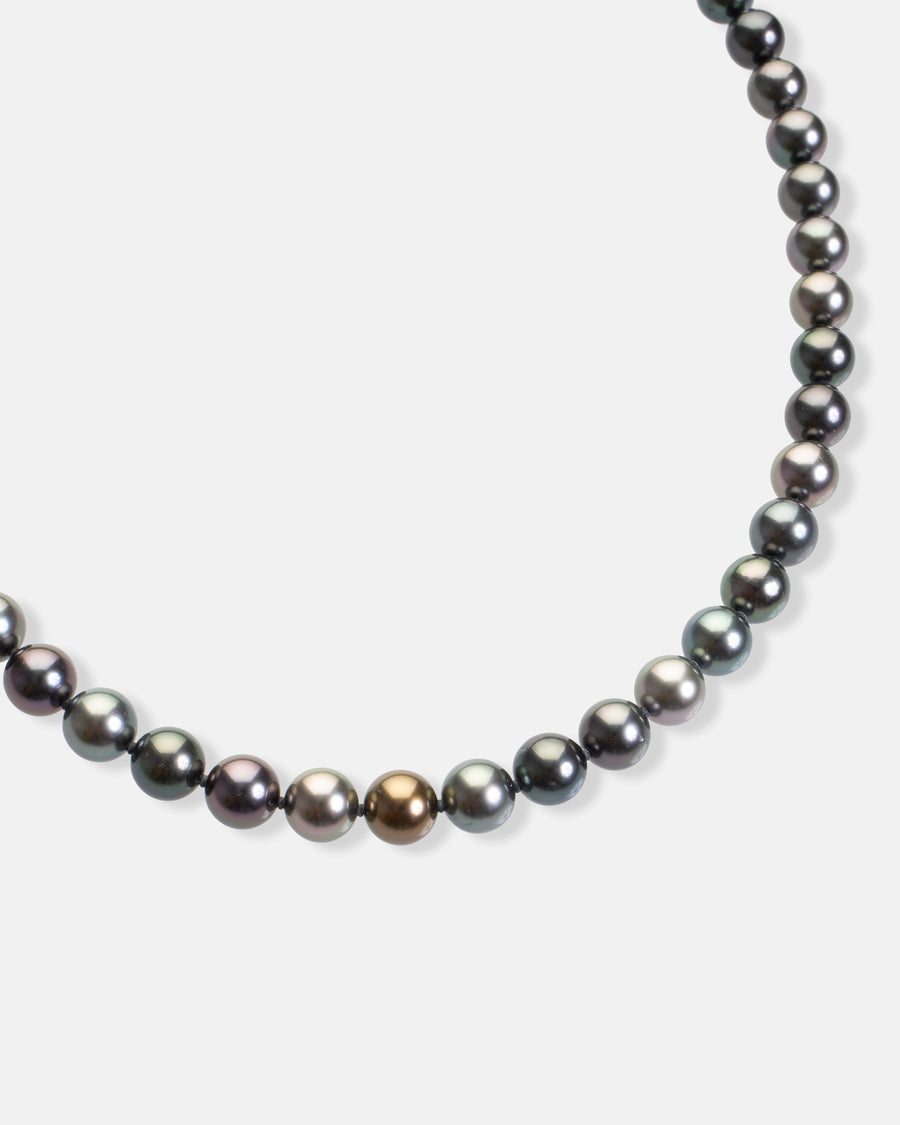 round tahitian pearl necklace