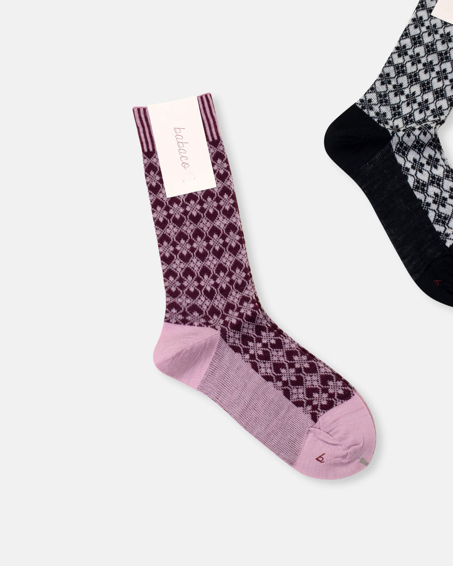 jacquard socks