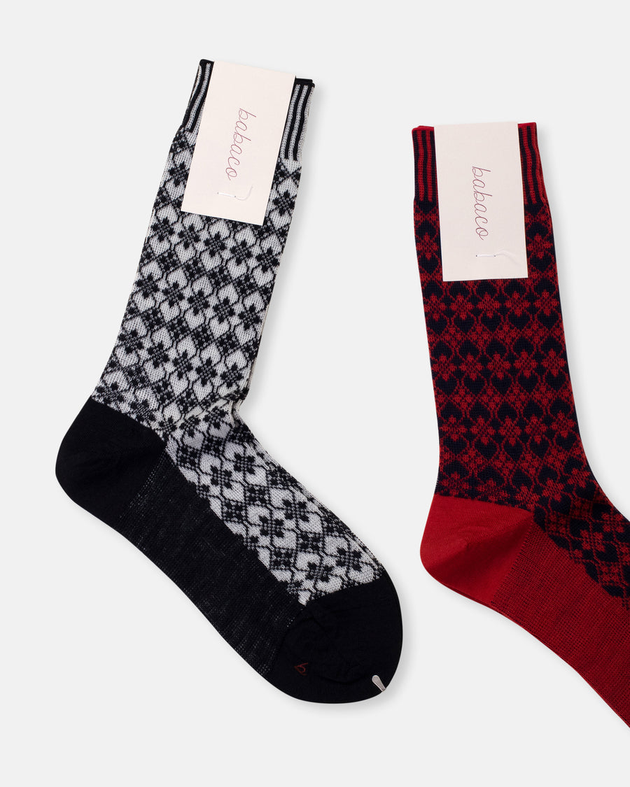 jacquard socks