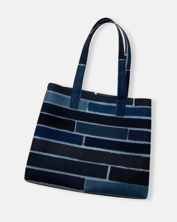 indigo shopping bag