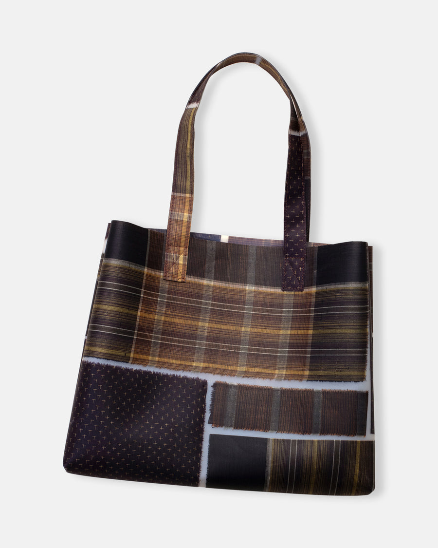 japanese silk shopping bag