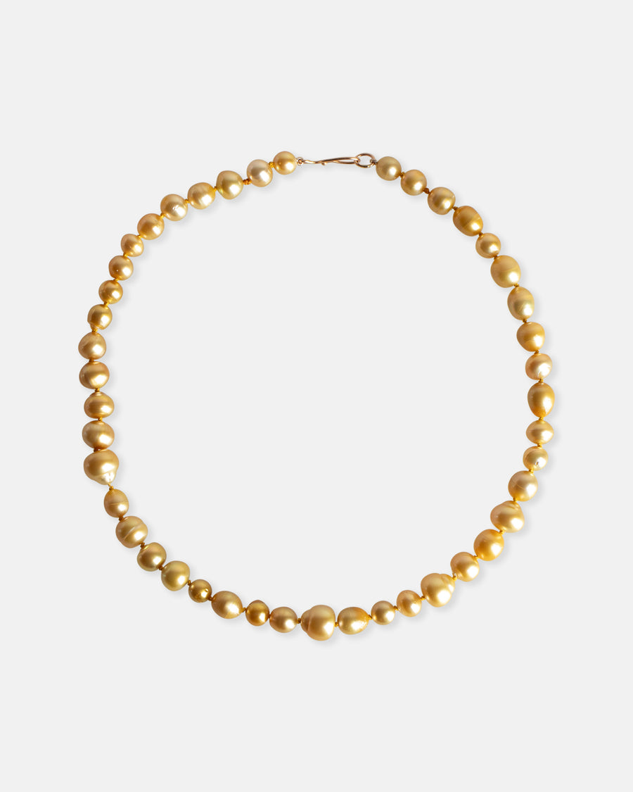 Gold Philippine pearl necklace