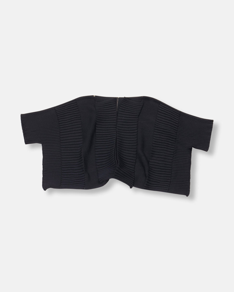column knit cardigan