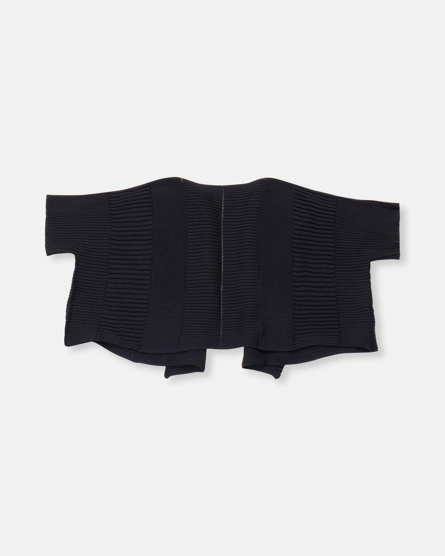 column knit cardigan