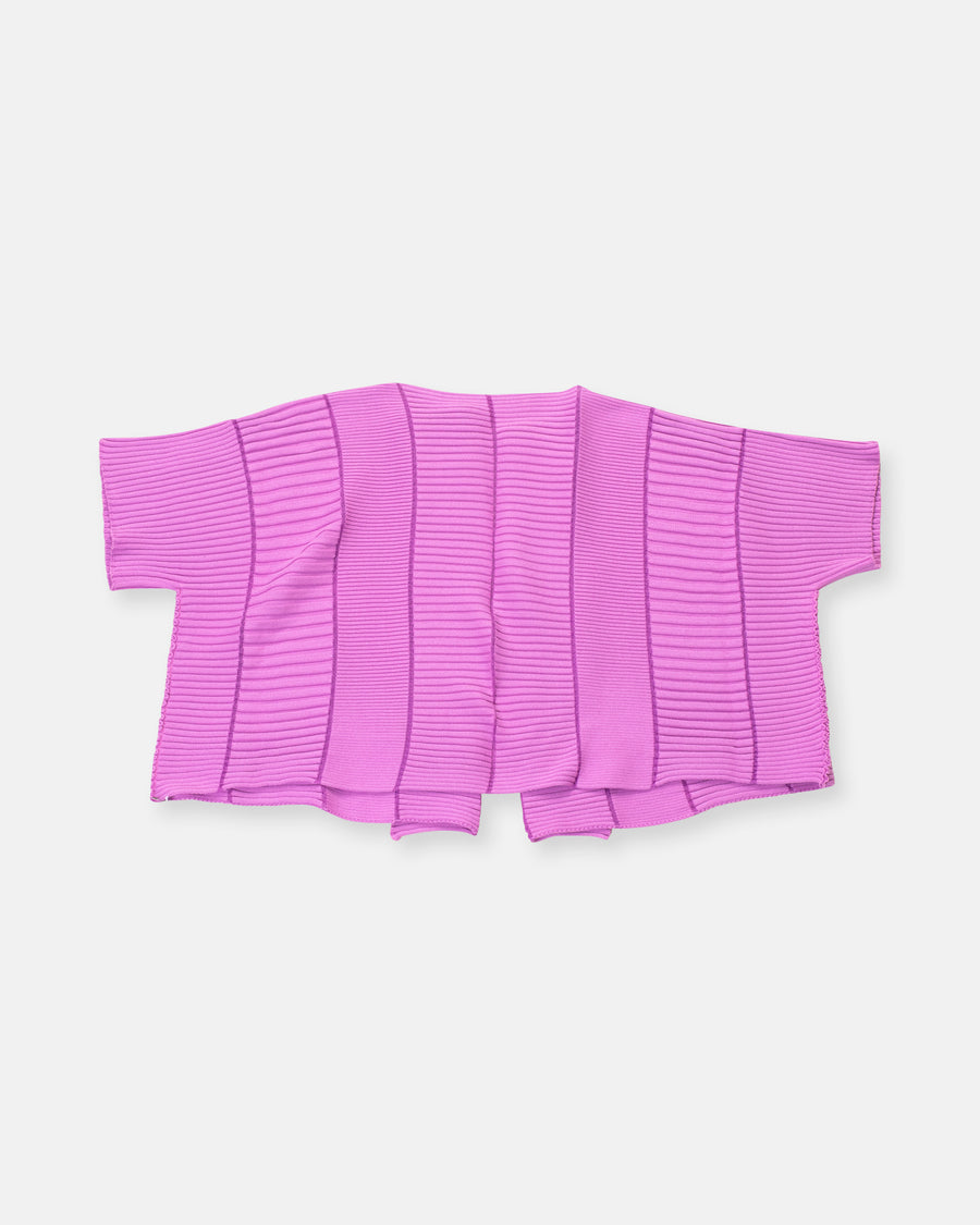 column knit cardigan