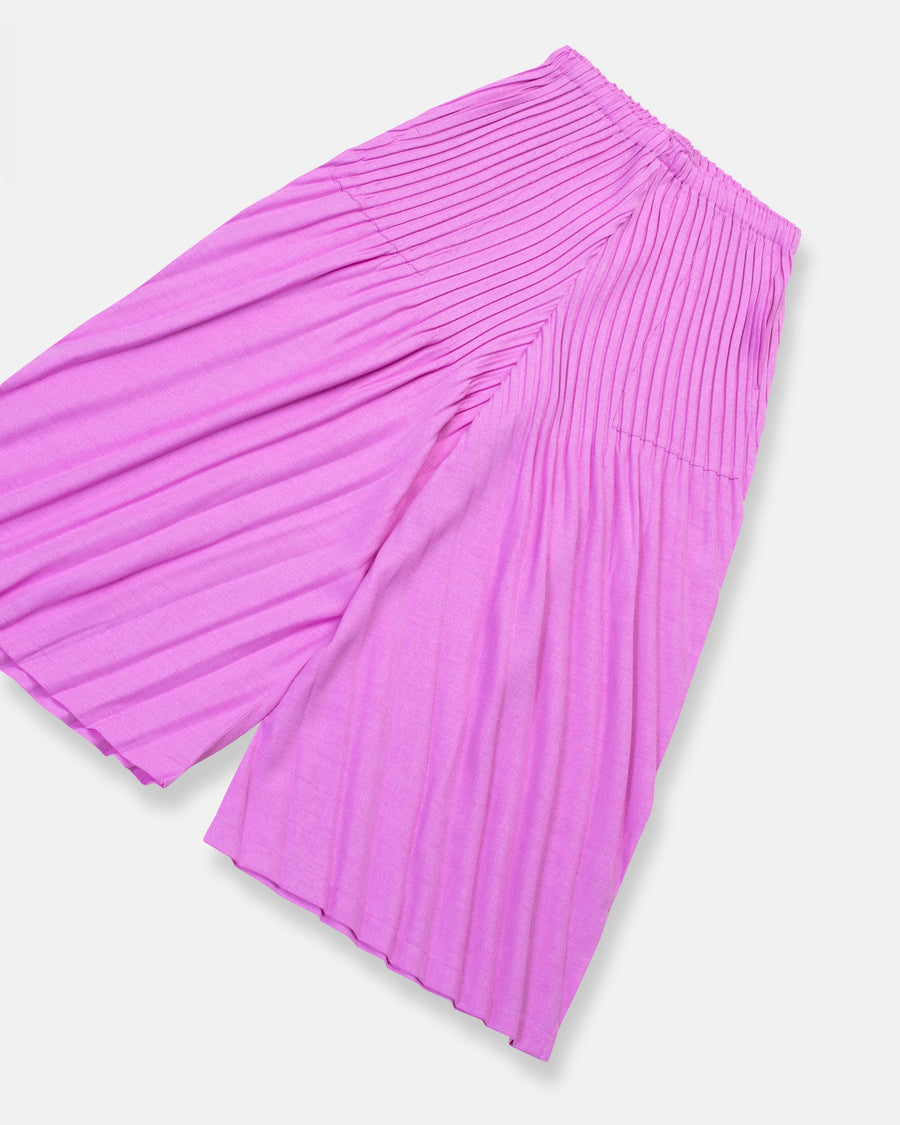 linen like pleats pants
