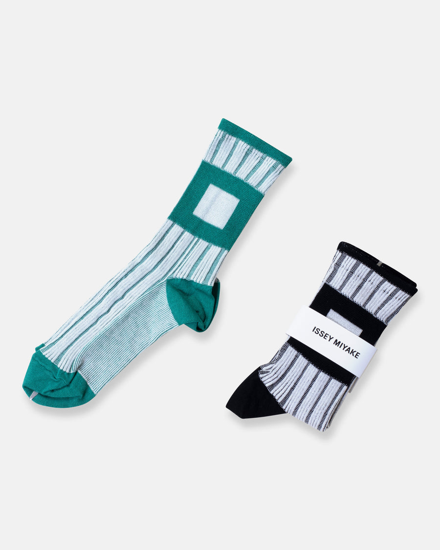 square rib socks