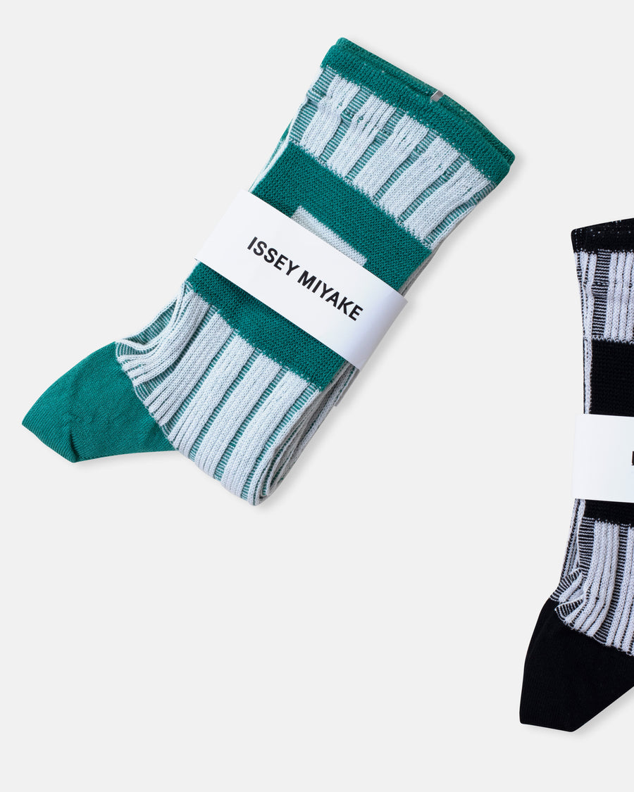 square rib socks