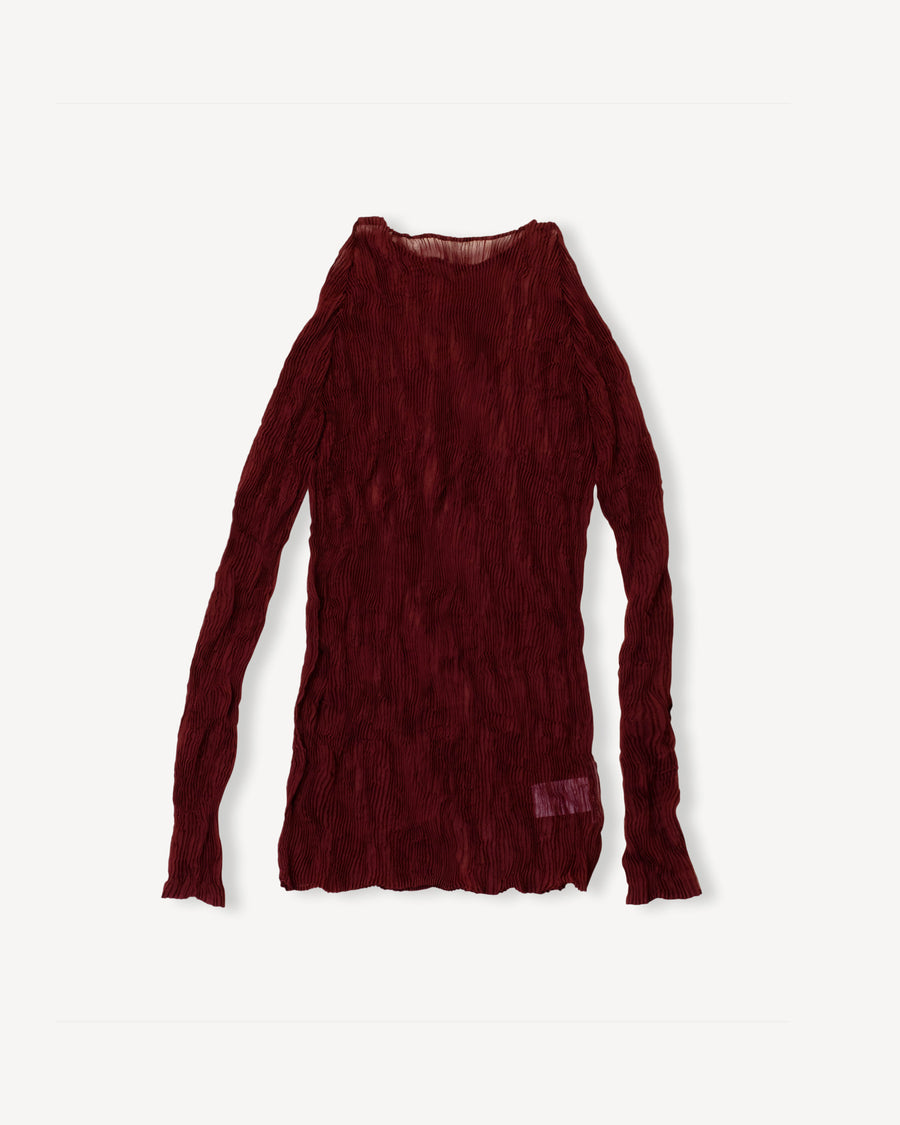 chiffon twist top