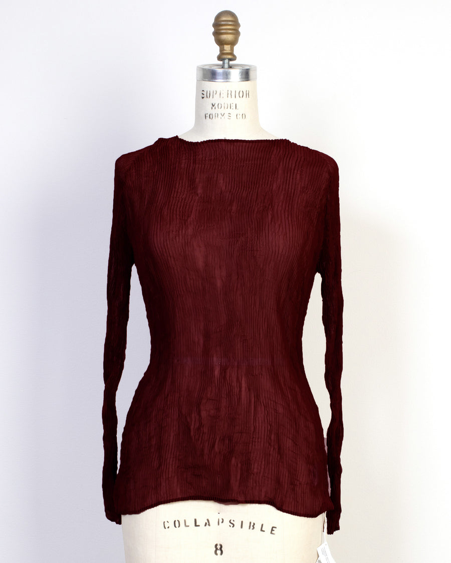 chiffon twist top