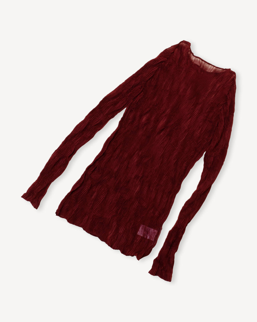 chiffon twist top