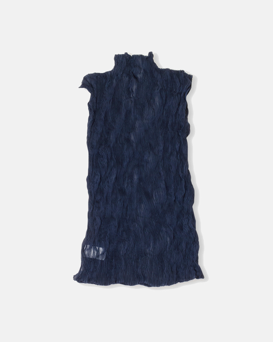 chiffon twist sleeveless top