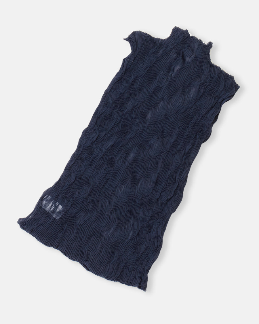 chiffon twist sleeveless top