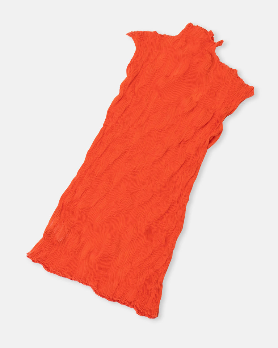 chiffon twist sleeveless top