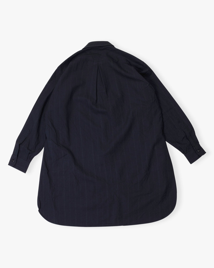 short collar oversized shirt