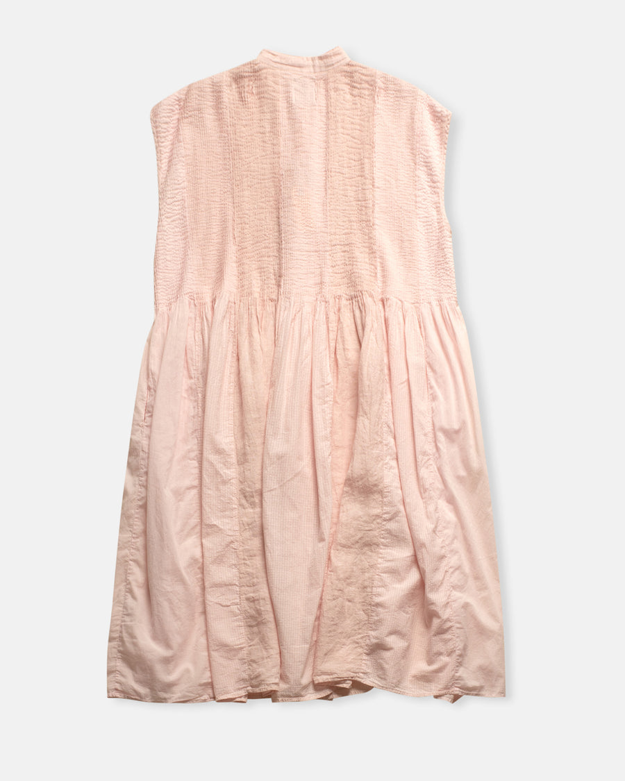 patchwork banded shirt dress