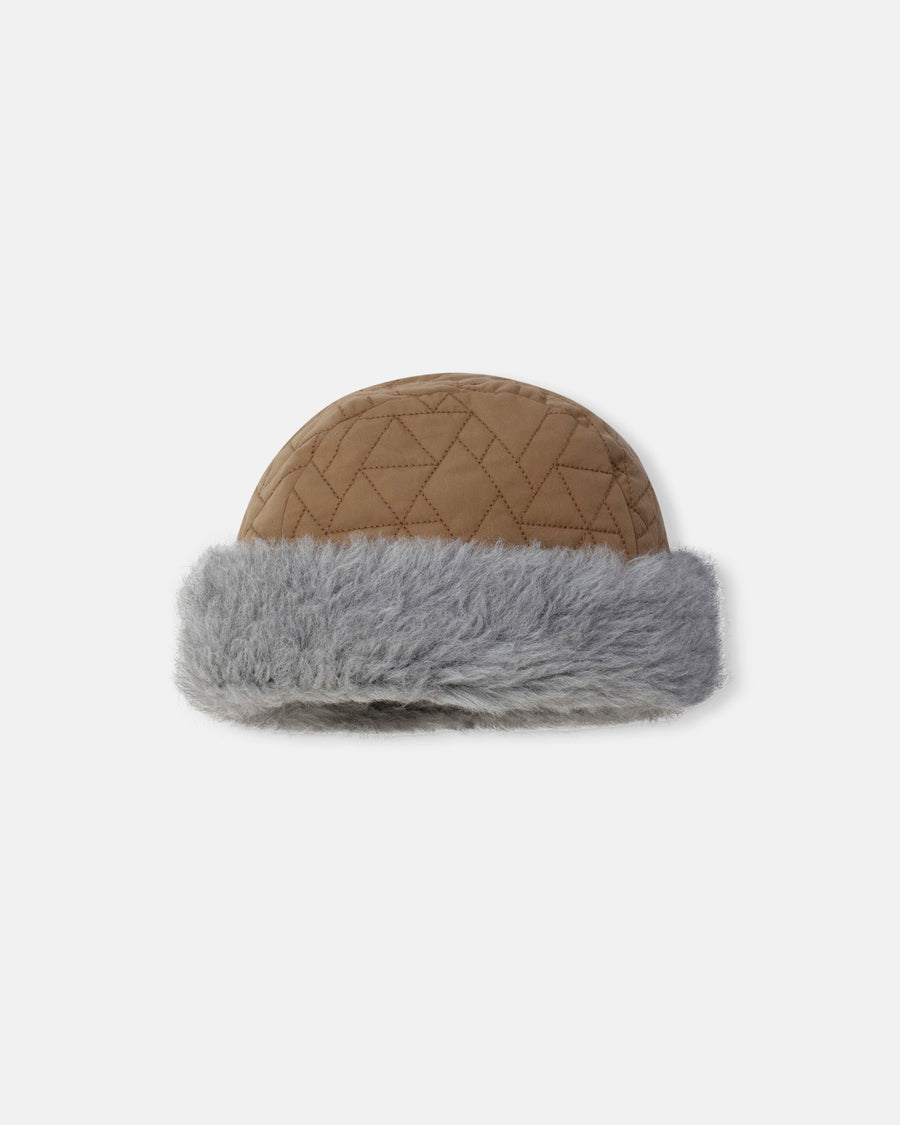 quilted hood cap