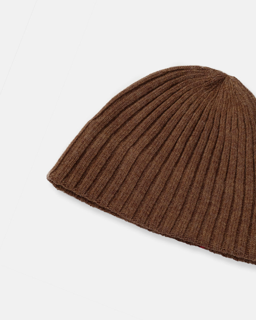 slant cutting knit cap