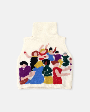 chloe embroidered vest
