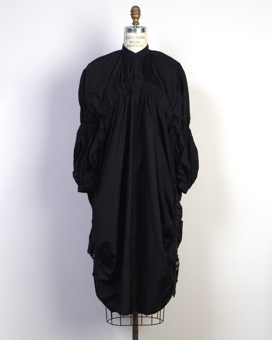 buckle detail dress black