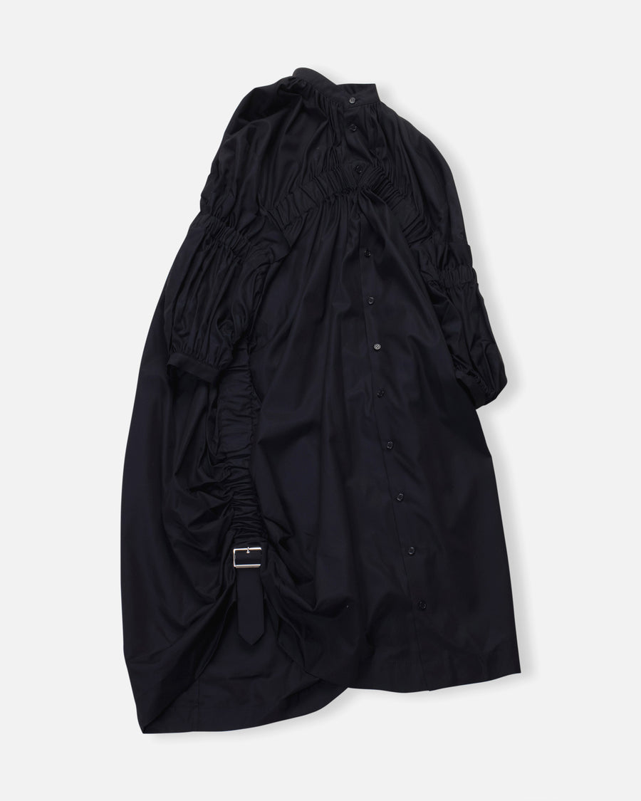 buckle detail dress black