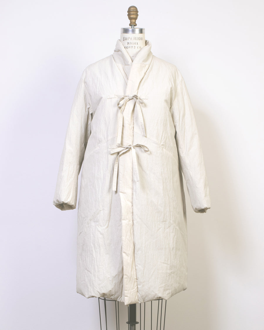 recycled down coat