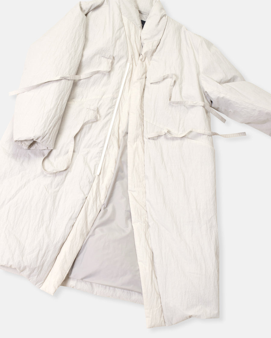 recycled down coat