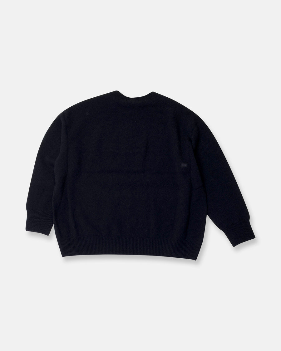 fine wool crew neck pullover