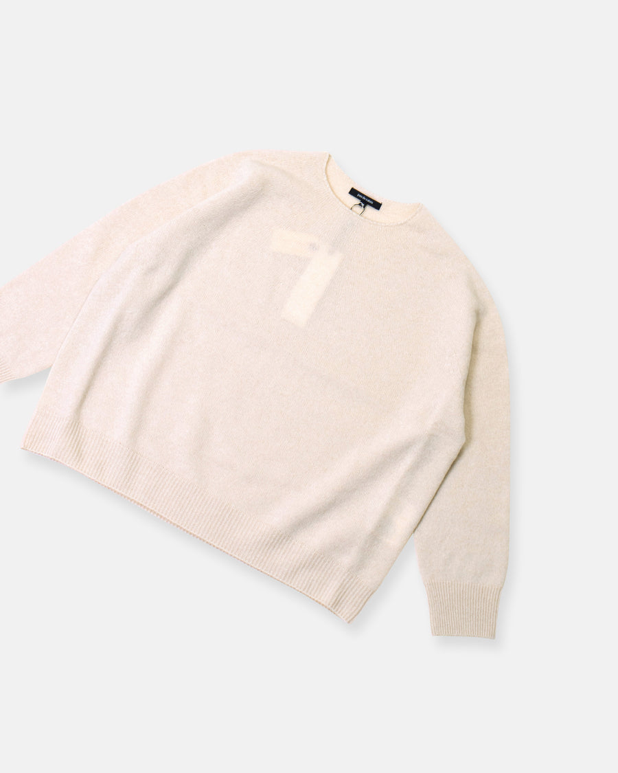 fine wool crew neck pullover