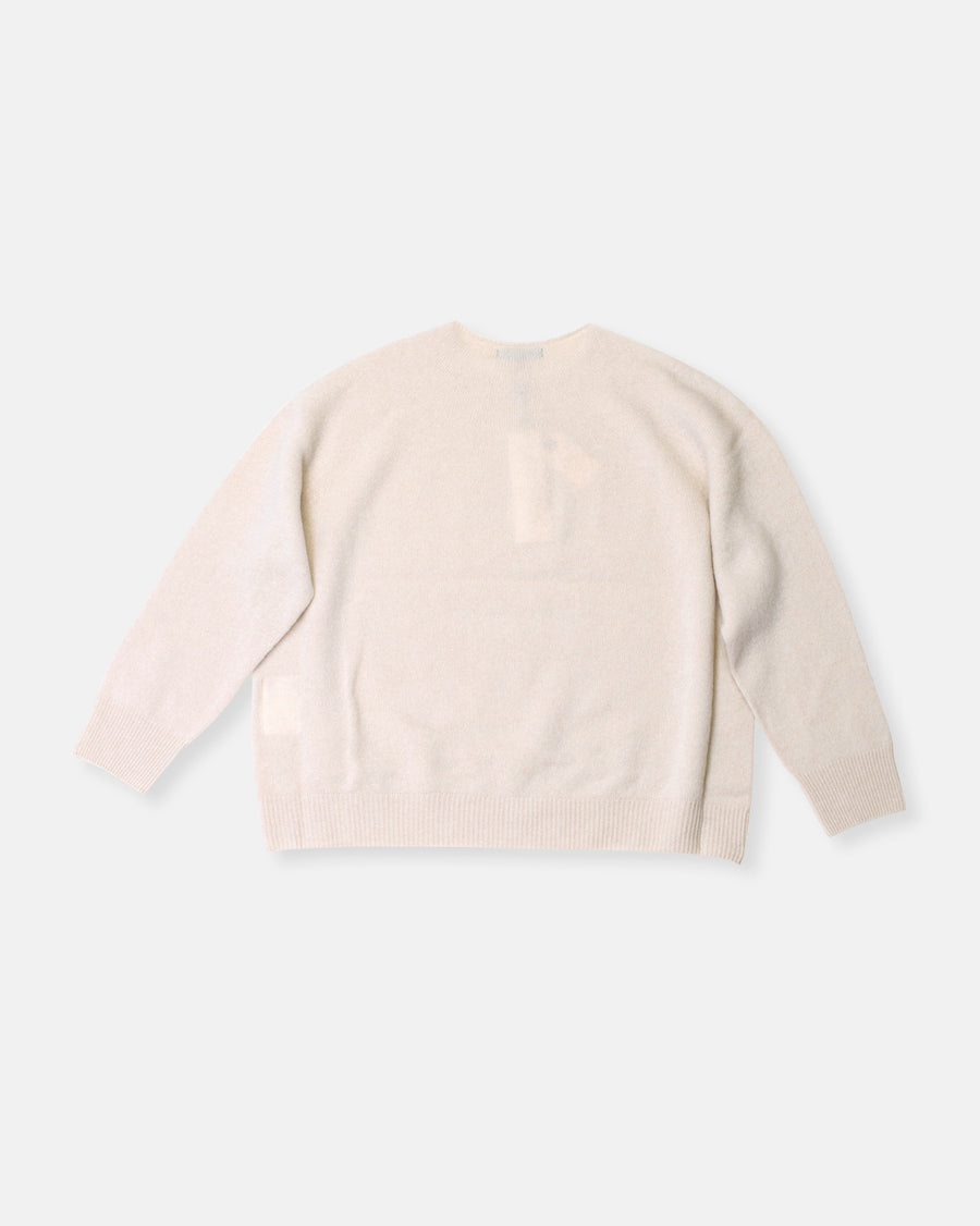 fine wool crew neck pullover