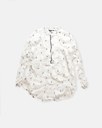 indian cotton cut dobby long pullover shirt