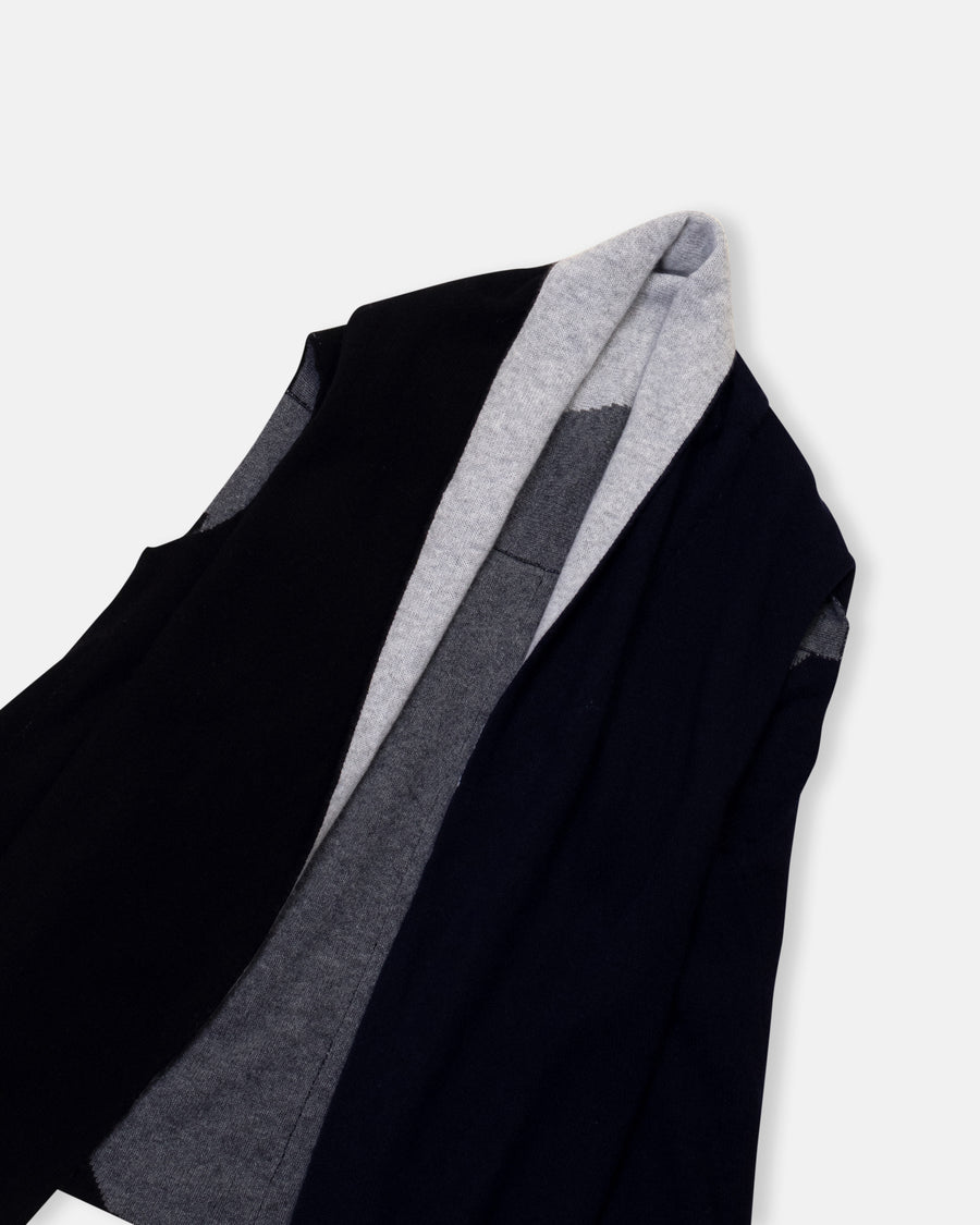 reversible color block vest