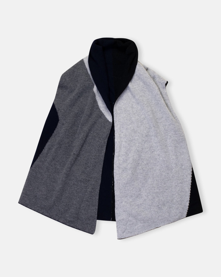reversible color block vest