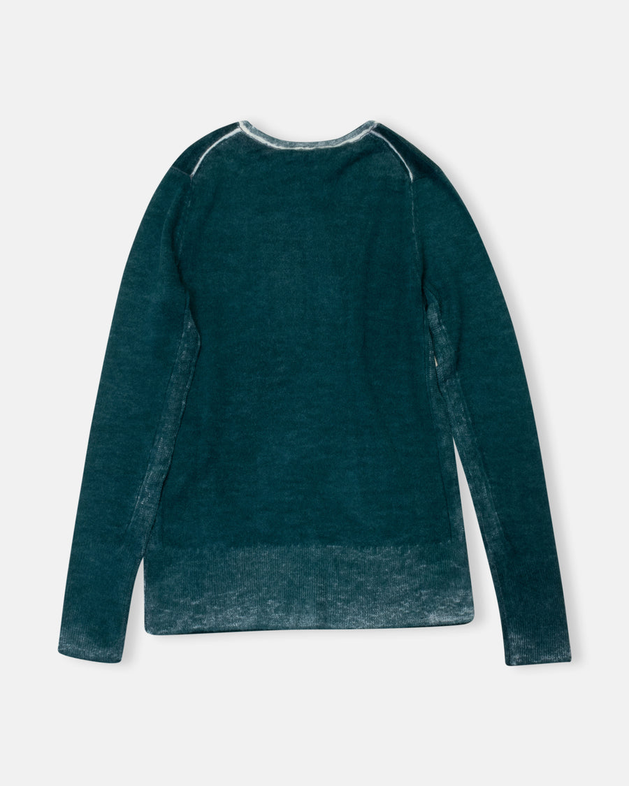 long sleeve printed crew