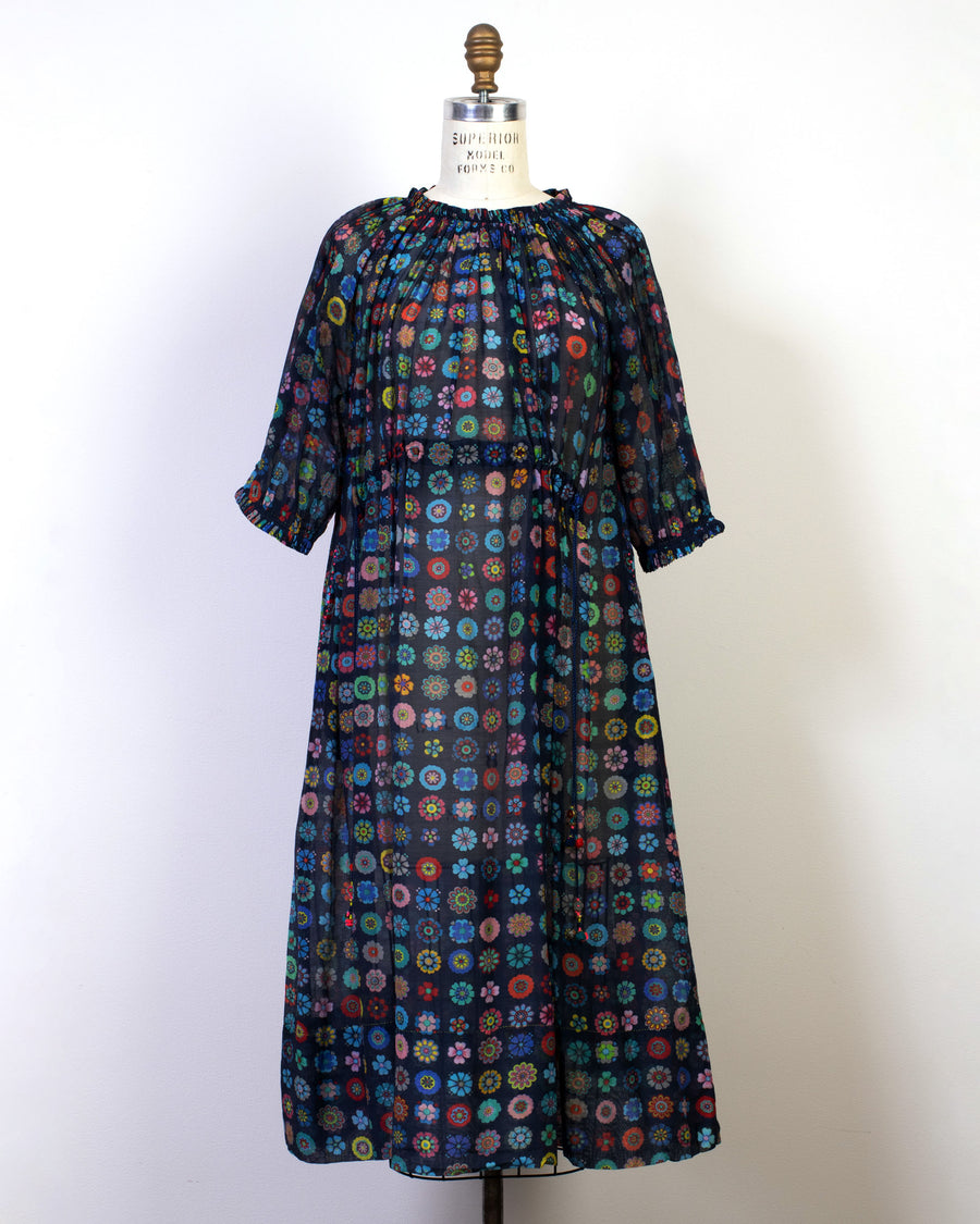 gathered dress