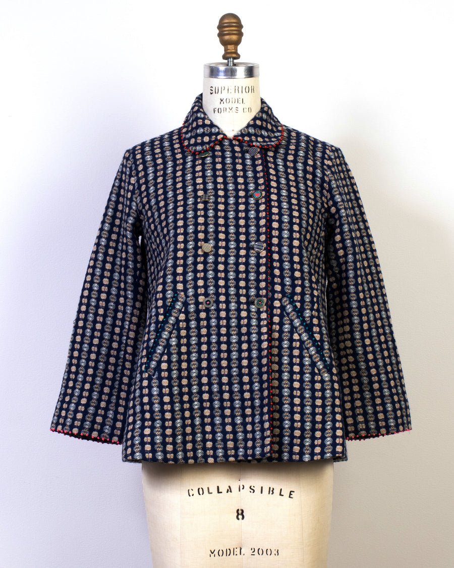 reversible a-line jacket
