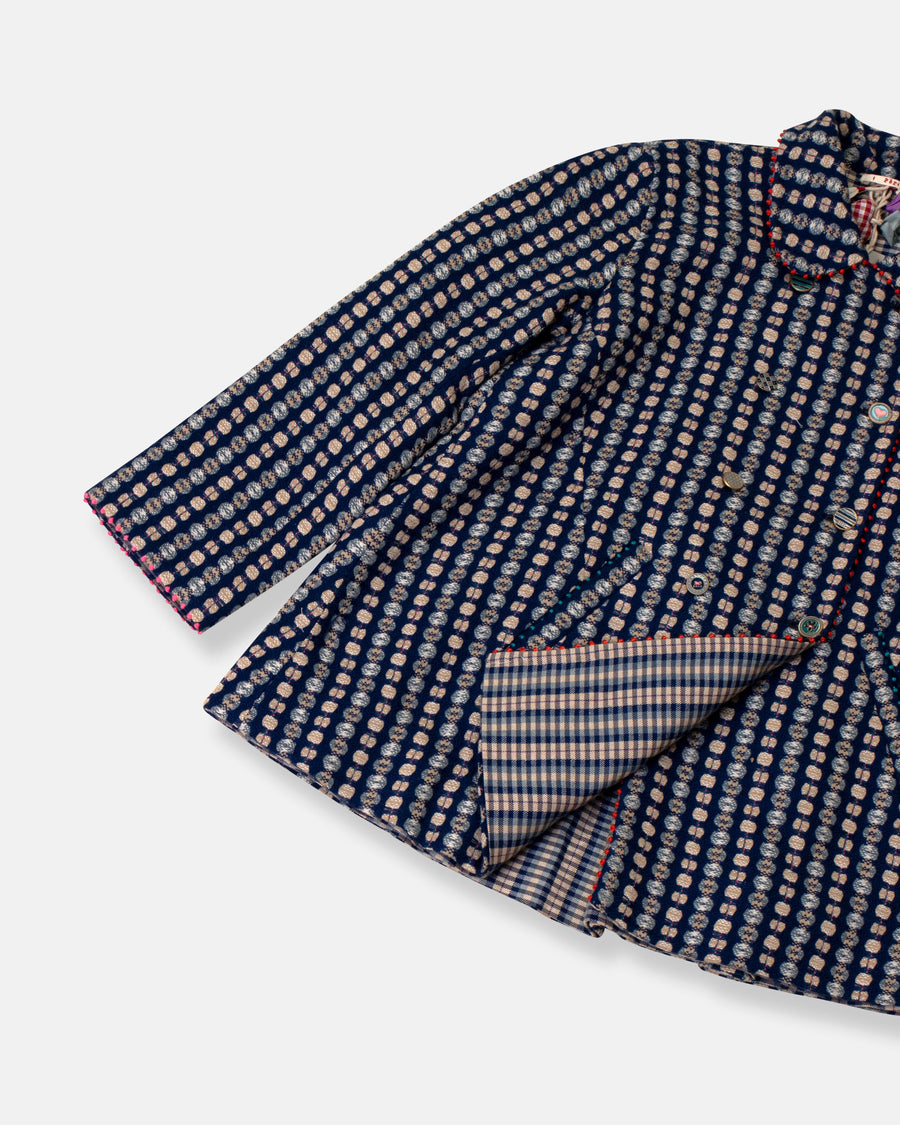 reversible a-line jacket