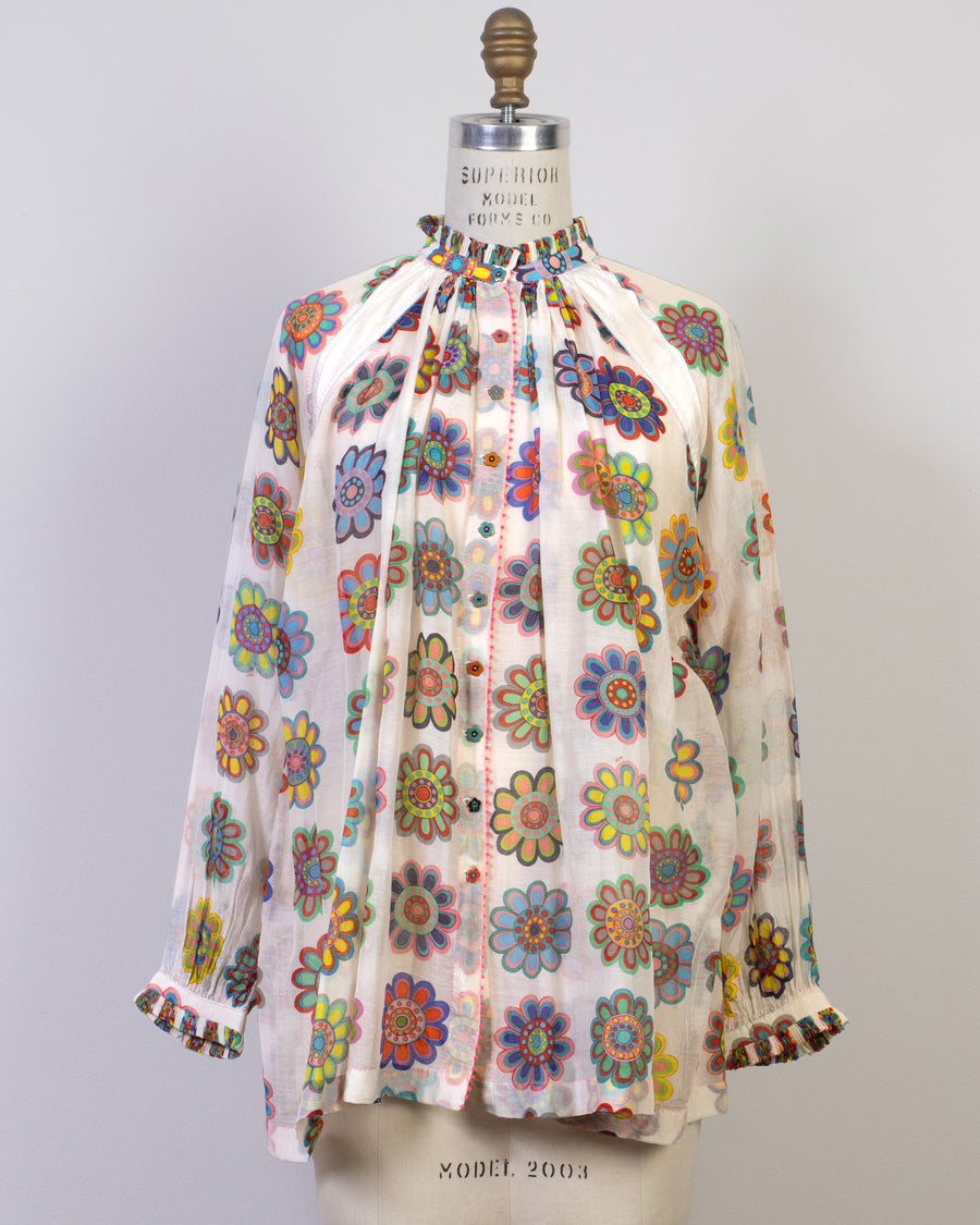 gathered shirt