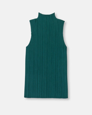 basics sleeveless mock neck top