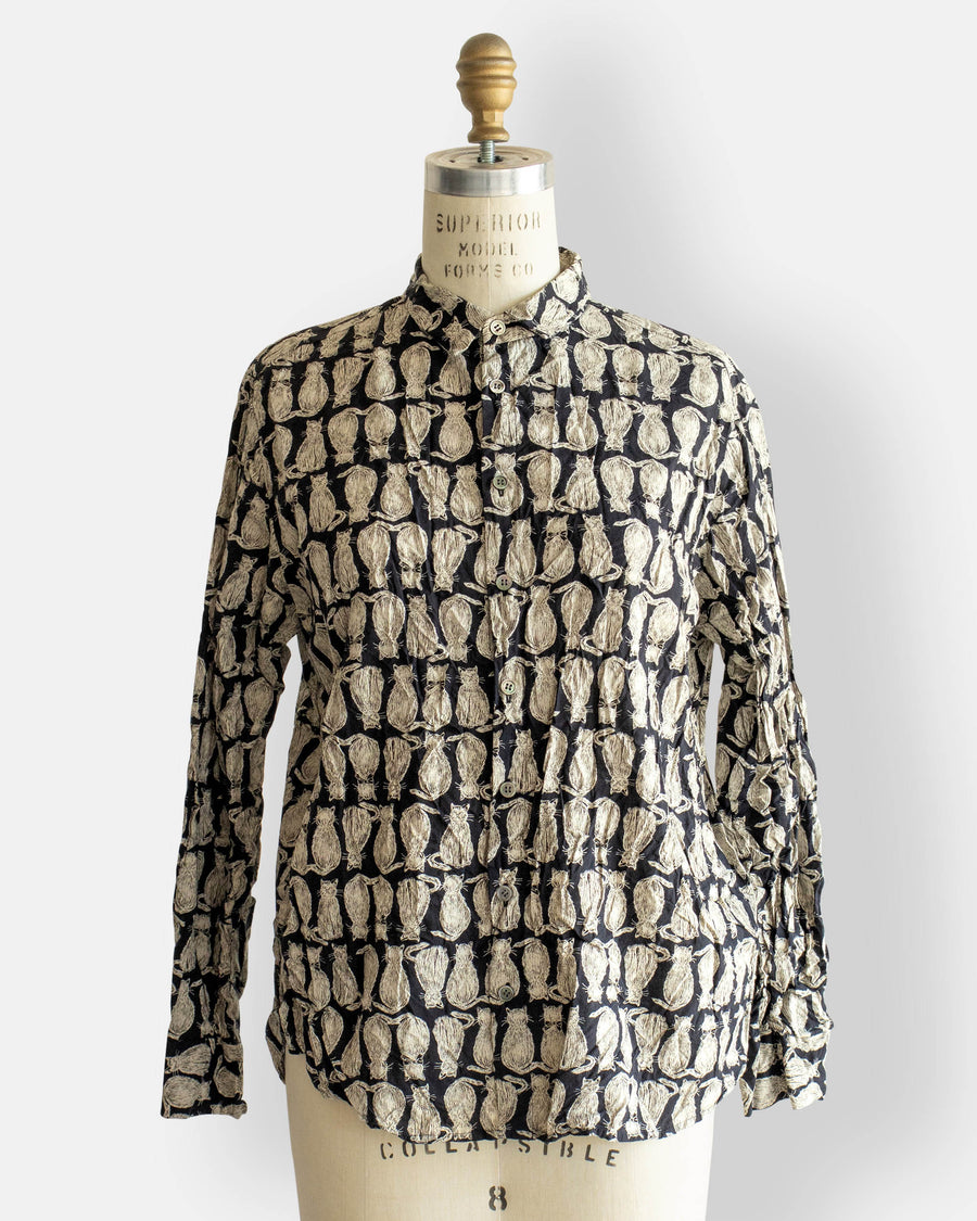 cat patrol print shirt