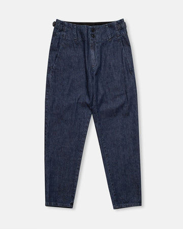 natural denim tapered pants